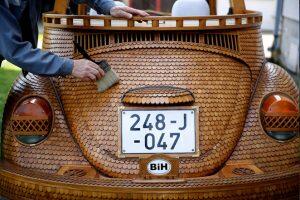 fusca pastilhas madeira