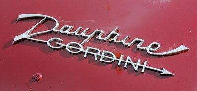 Emblema Dauphine Gordini francês