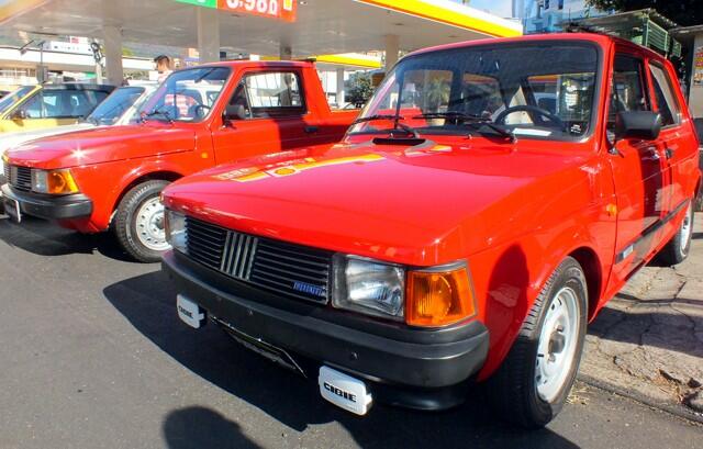 Reluzentes Fiats da década de 1980