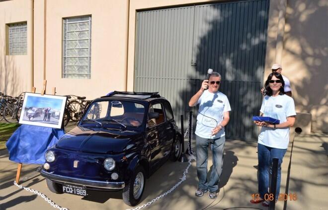 o raríssimo automóvel Fiat 500L, ano de fabricação 1969, compusesse o acervo do Paiol Garage