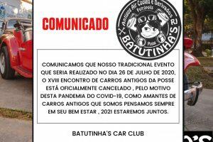 CANCELADO - XXVIII Encontro de Automóveis Antigos da Posse – Petrópolis, RJ