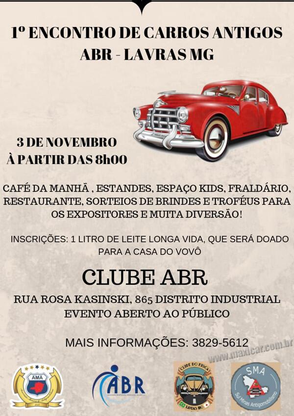 1º Encontro de Carros Antigos ABR - Lavras, MG