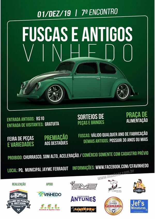 7º Encontro de Fuscas e Antigos de Vinhedo