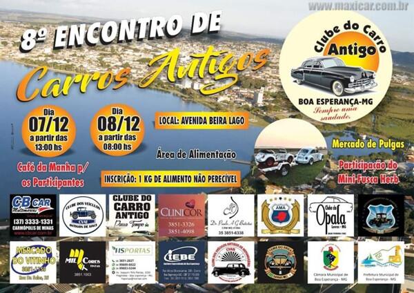 8º Encontro de Carros Antigos de Boa Esperança, MG