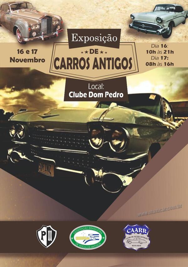 Exposição de Carros Antigos no Clube Dom Pedro - Conselheiro Lafaiete, MG • 16 e 17/11/2019 - Portal Maxicar de Veículos Antigos