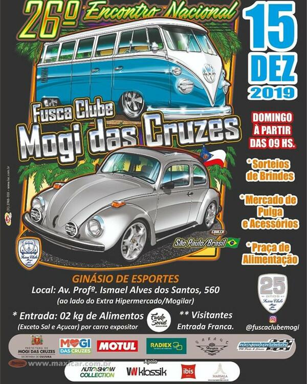 26º Encontro Nacional Fusca Clube Mogi das Cruzes, SP