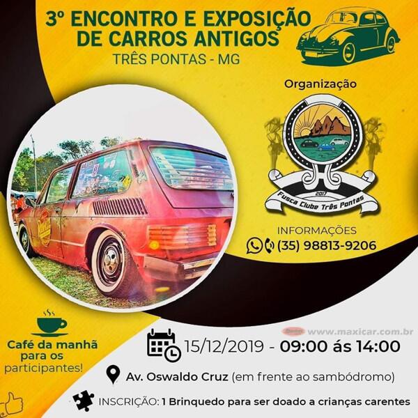 3º Encontro e Exposição de Carros Antigos em Três Pontas, MG