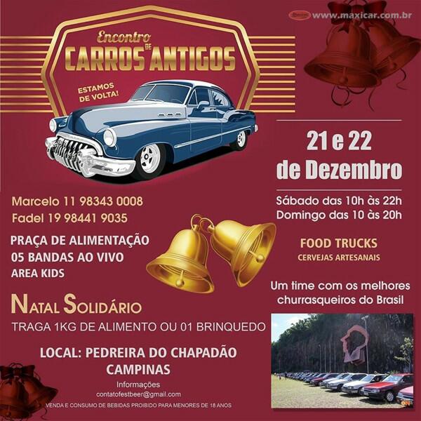 Encontro de Carros Antigos em Campinas, SP