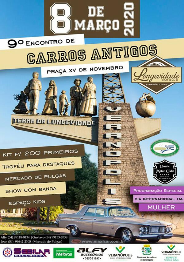 9º Encontro de Carros Antigos em Veranópolis, RS