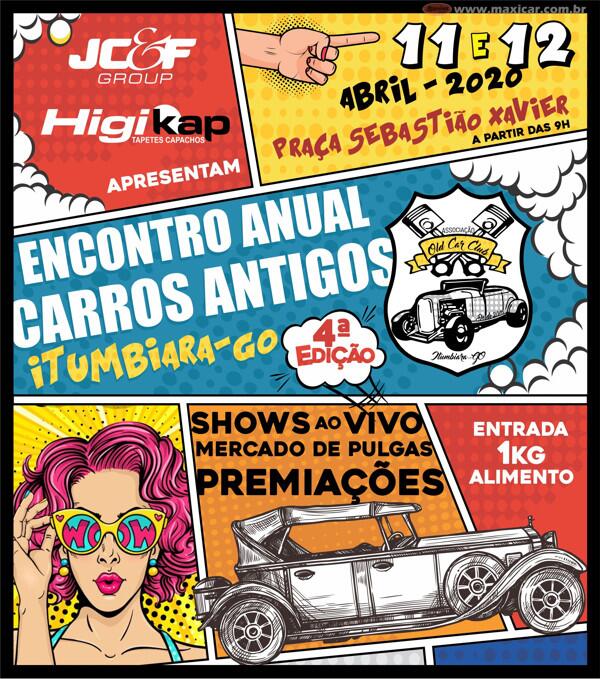 4º Encontro Anual de Carros Antigos em Imtubiara, GO