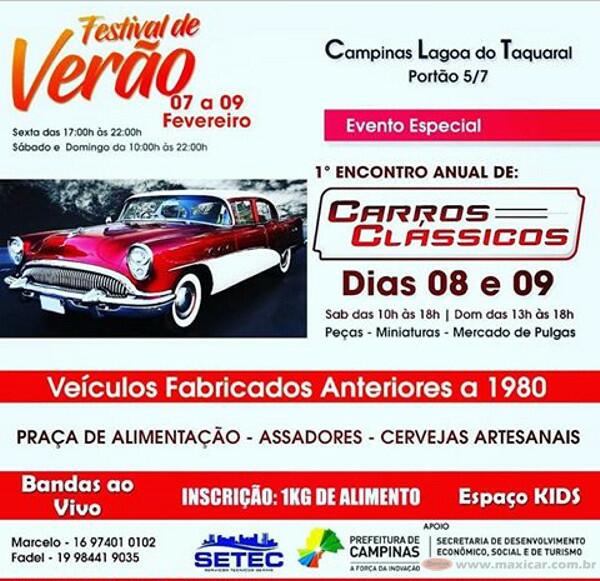 1º Encontro Anual de Carros Clássicos - Campinas