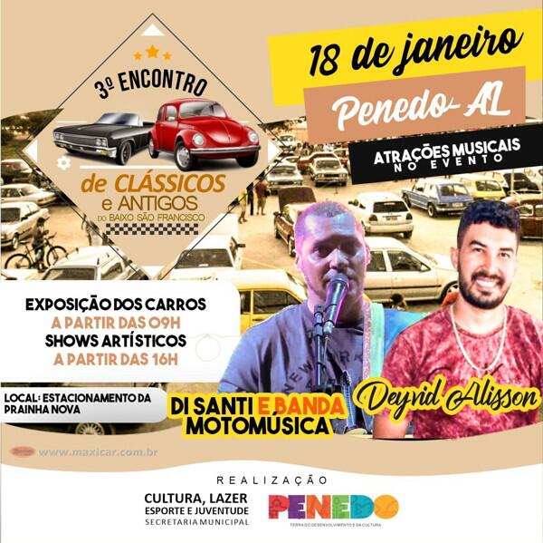 3º Encontro de clássicos e Antigos do Baixo São Francisco - Penedo AL