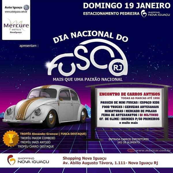 Dia Nacional Do Fusca RJ - Encontro de Carros Antigos - Nova Iguaçu, RJ