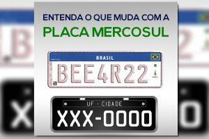 placa mercosul