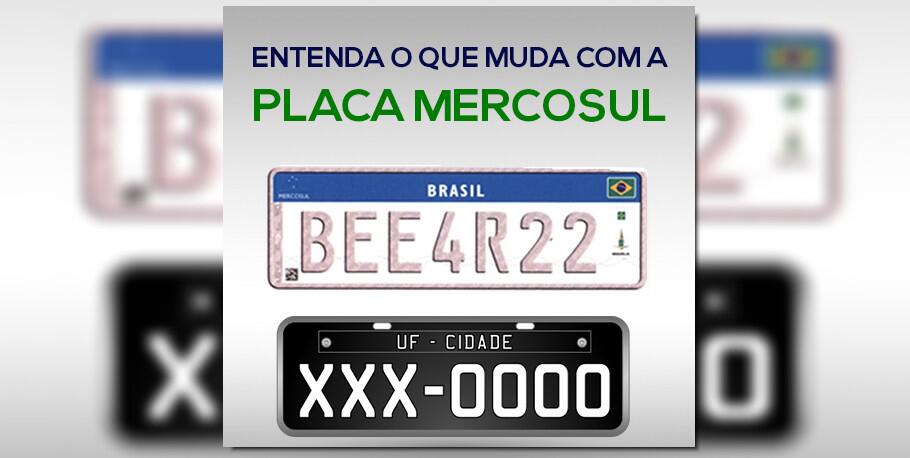 placa mercosul