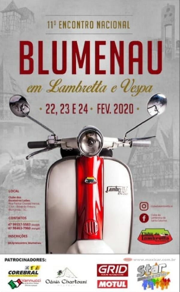 11º Encontro Nacional Blumenau em Lambretta e Vespa