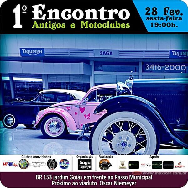 1º Encontro Antigos e Motoclubes