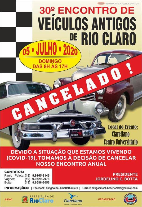 30º Encontro de Veículos Antigos de Rio Claro SP