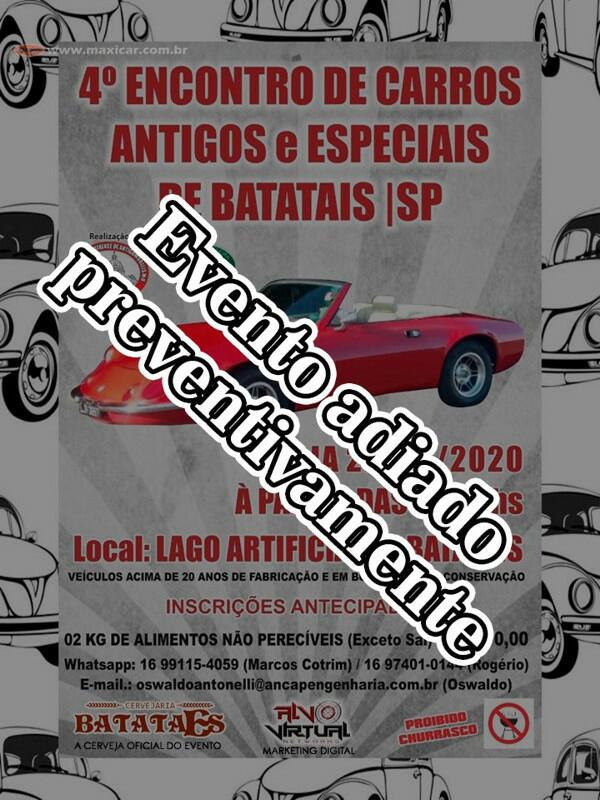 4° Encontro de Carros Antigos e Especiais de Batatais