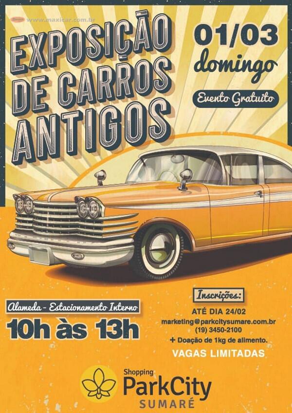 Exposição de Carros Antigos em Sumaré