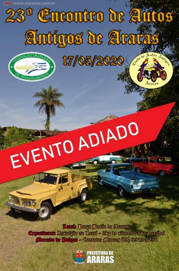 23º Encontro de Autos Antigos de Araras sp