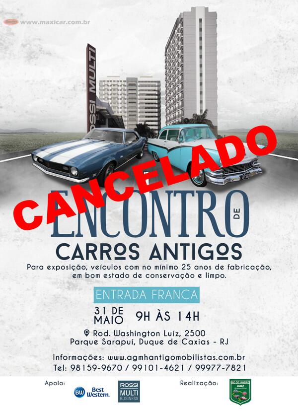 Encontro de Carros Antigos em Duque de CaxiasRJ Cancelado