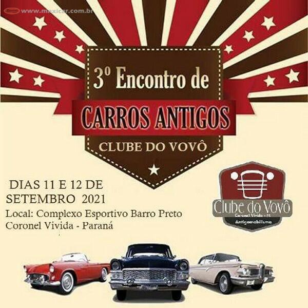 3º Encontro de Carros Antigos Clube do Vovô