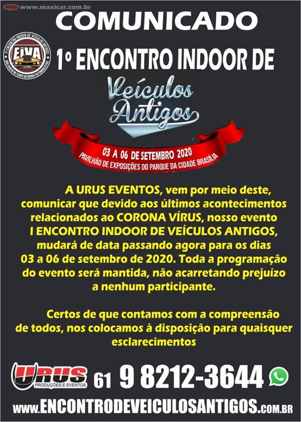 1º Encontro Indoor de Veículos Antigos