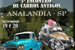 3º Encontro de Carros Antigos de Analandia