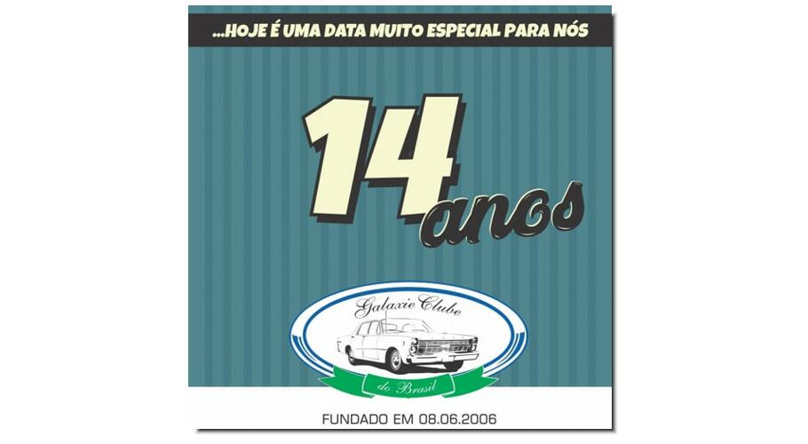 Galaxie Clube do Brasil celebra seu 14º aniversário de fundação