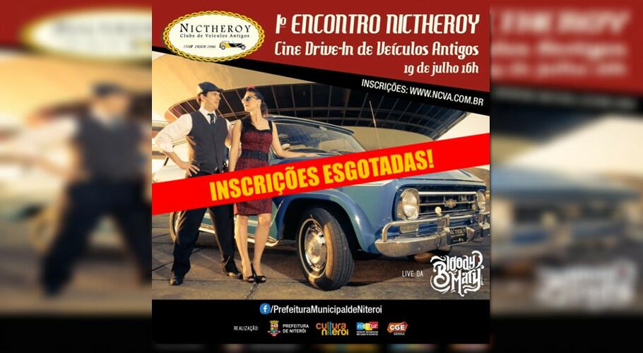 1º Encontro Nictheroy Cine Drive-Inn de Veículos Antigos Niteroi