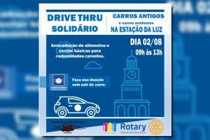 Drive Thru Solidário na Estação da Luz, SP