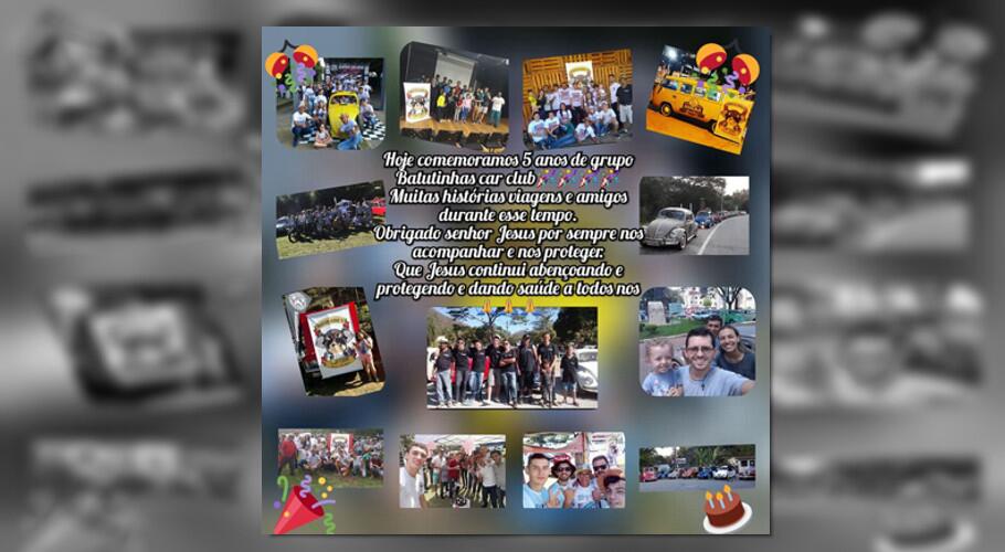 Batutinha's car club celebra seu 5º aniversário