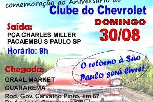 Passeio comemorativo dos 35 anos do Clube do Chevrolet