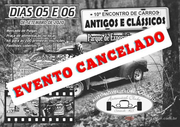 10º Encontro de Carros Antigos e Clássicos em Sarandi