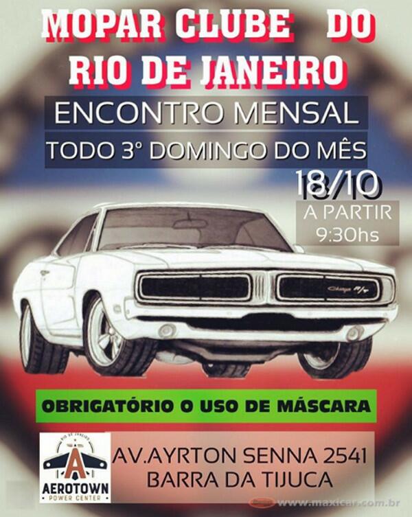 Encontro Mensal Mopar Clube do Rio de Janeiro