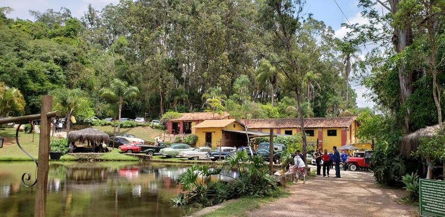 Passeio do Clube do Chevrolet na Fazenda Paraíso em Atibaia, SP