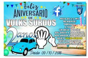 Volks Surdos do Brasil comemora 2 anos de fundação