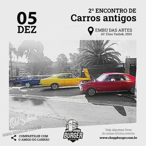 2º Encontro de Carros Antigos em Embu das Artes