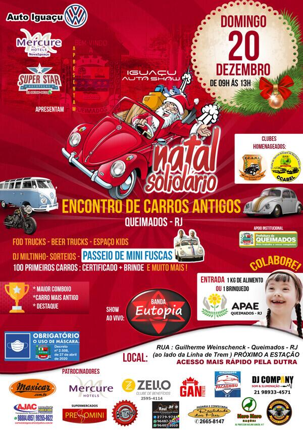 Natal Solidário - Encontro De Carros Antigos em Queimados