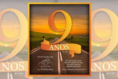 Veteran Car Club dos Vinhedos celebra seu 9º aniversário