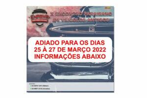 X Encontro Paraibano de Veículos Antigos