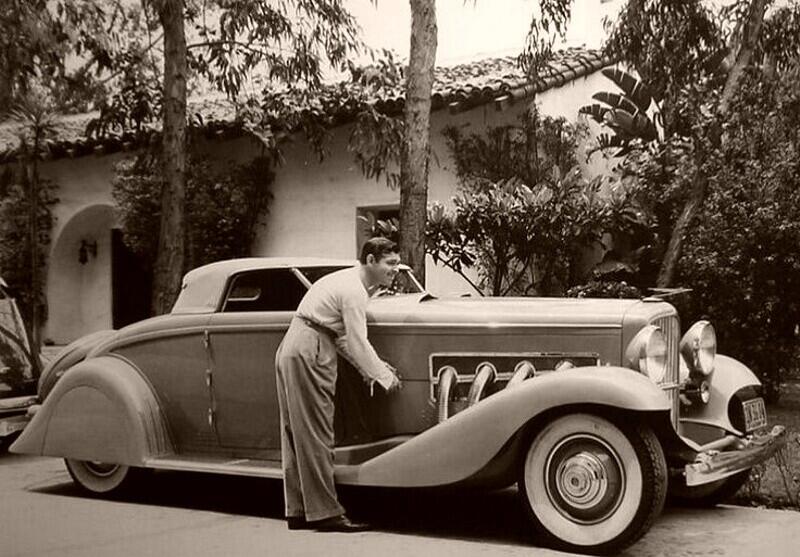 Clark Gable e seu Duesenberg SSJ