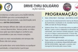 Elas Clube convida para o Drive Thru Solidário