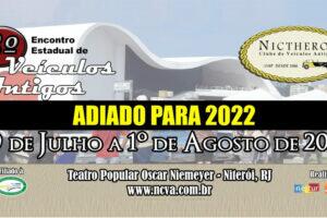 8° Encontro Estadual de Veículos Antigos do Nictheroy Clube de Veículos Antigos adiado para 2022