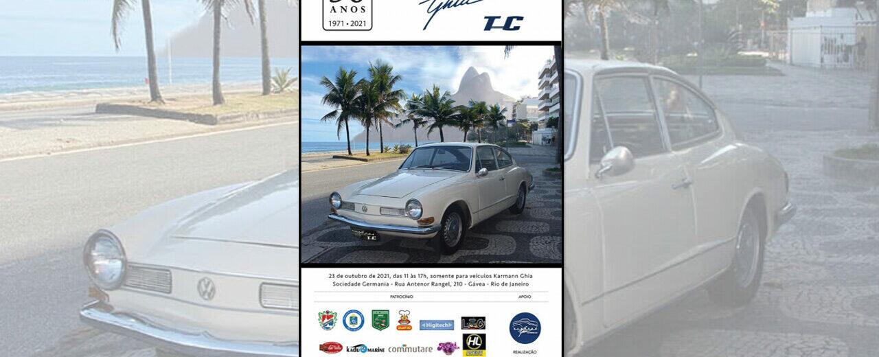 Encontro 50 anos Karmann Ghia TC no Rio de Janeiro, RJ