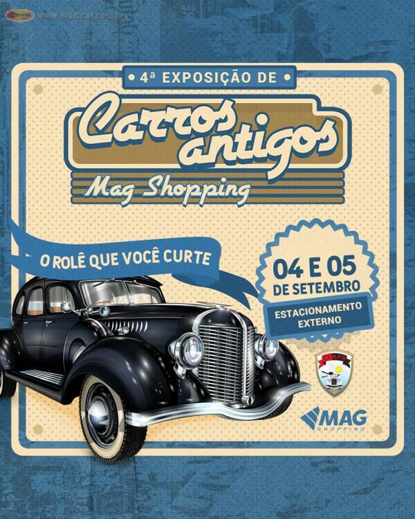 4ª Exposição de Carros Antigos do Mag Shopping