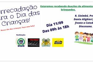 Arrecadação para o Dia das Crianças em Caxias do Sul rs