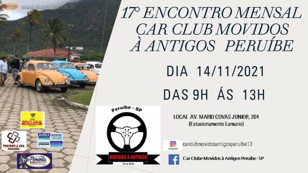 17º Encontro Mensal Car Club Movidos à Antigos