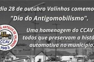CCAV - Clube de Carros Antigos de Valinhos comemora o Dia municipal do antigomobilismo